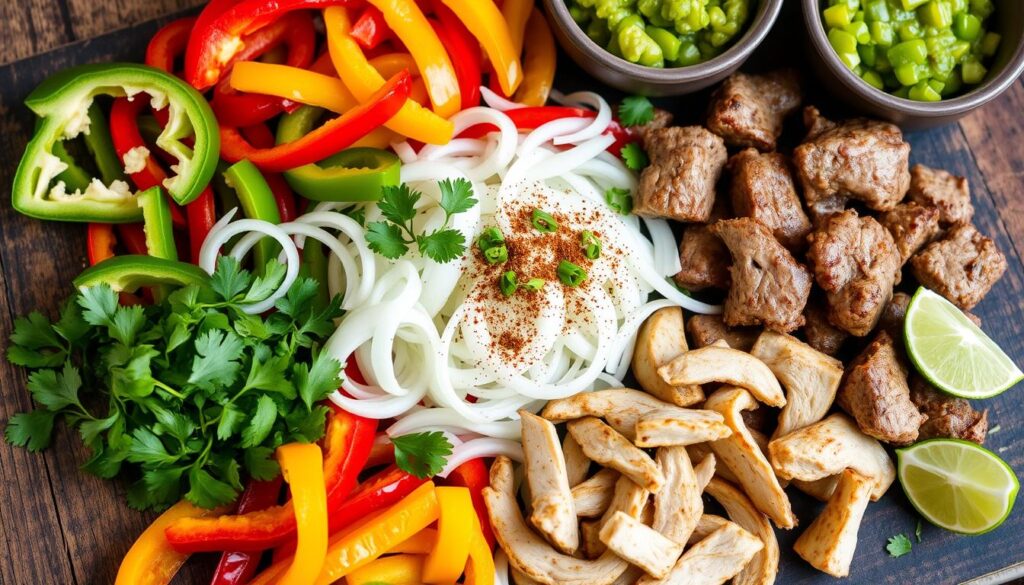 Air Fryer Fajitas Ingredients