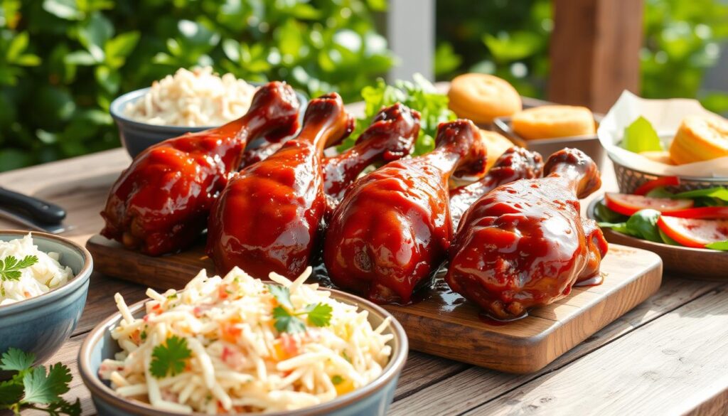 BBQ Chicken Drumsticks Serving Suggestions