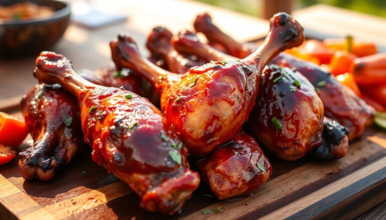 BBQ chicken drumsticks