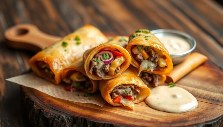 Cheesesteak Egg Rolls Fusion Cuisine