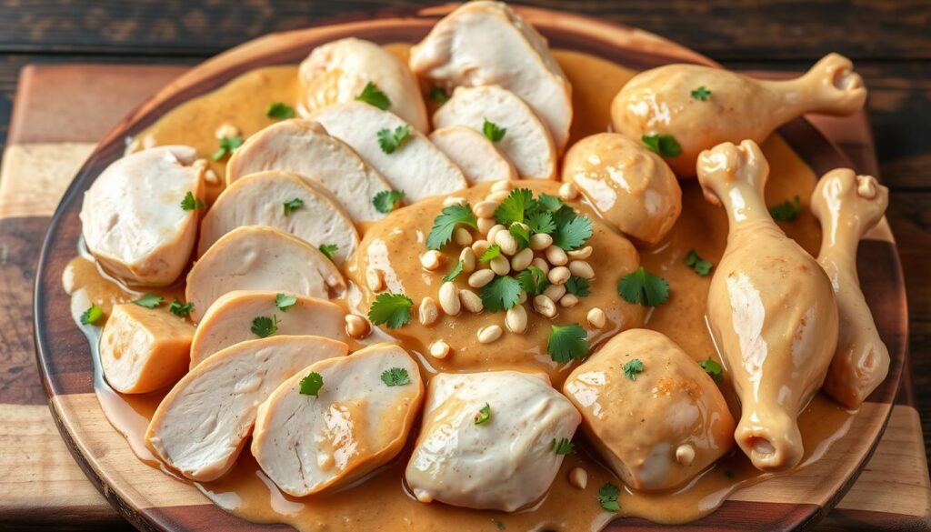 Chicken Cut Selection for Peanut Butter Chicken