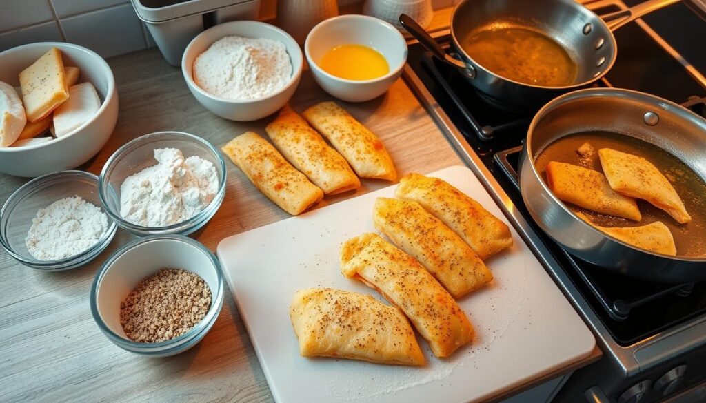 Homemade Fish Finger Recipe Preparation