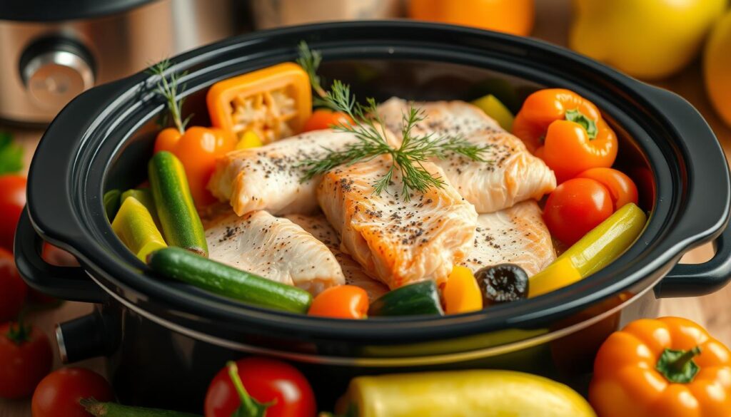 Slow Cooker Fish and Vegetable Recipe