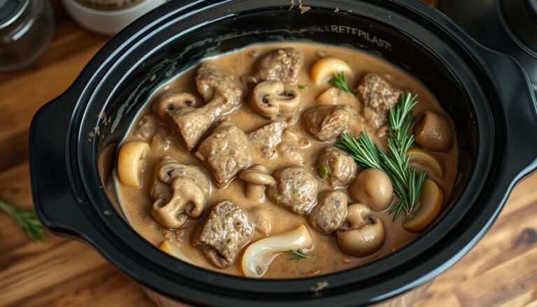 easy beef stroganoff slow cooker recipe rosemary